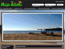 Tablet Screenshot of playachacala.com